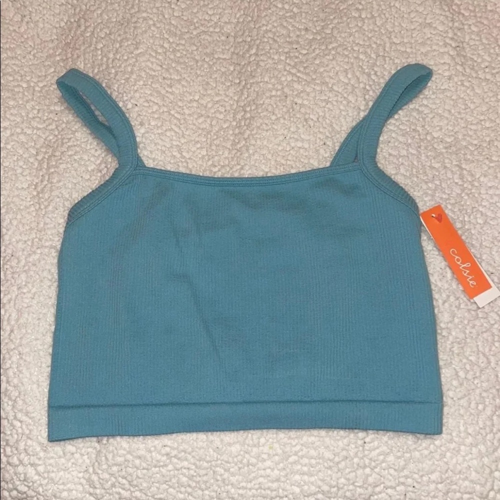 seamless ribbed tank top cami bralette